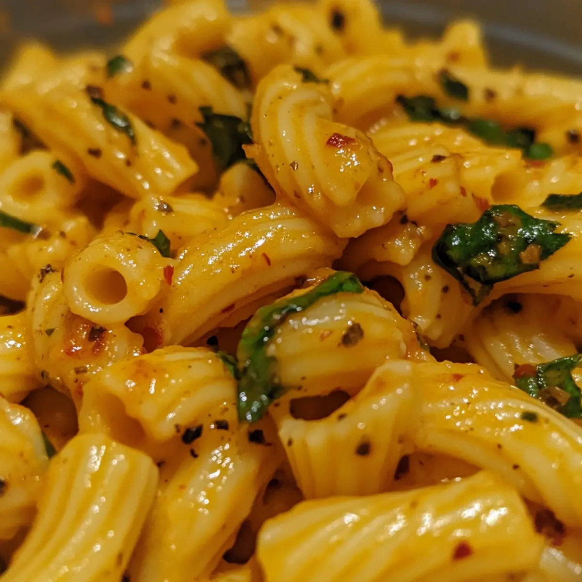Creamy Basil & Calabrian Chili Cavatelli