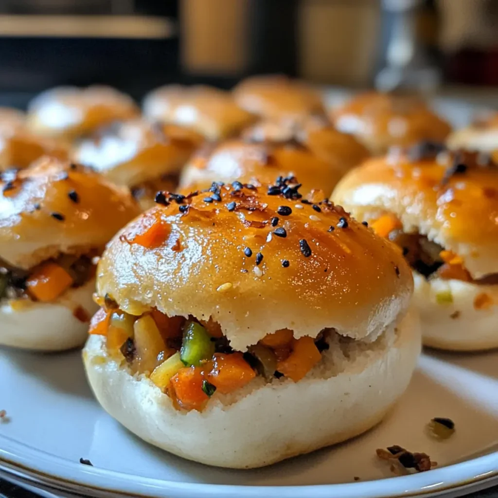 Crispy Bottom Veggie Buns