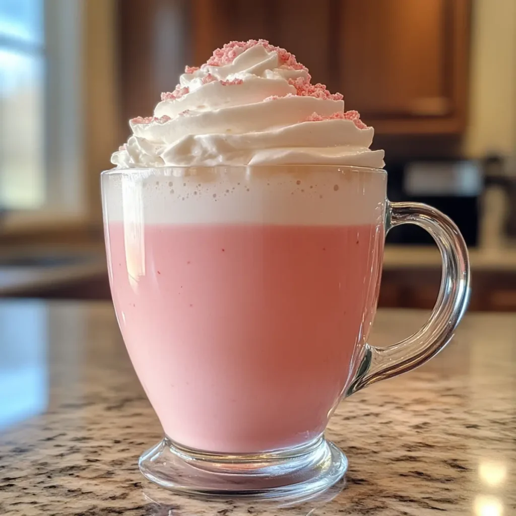Cherry Vanilla Tea Latte