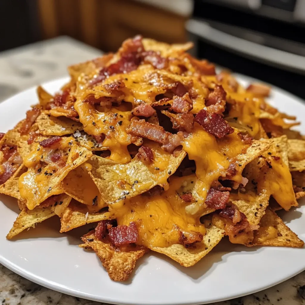 Keto Cheese Bacon Nachos Chips