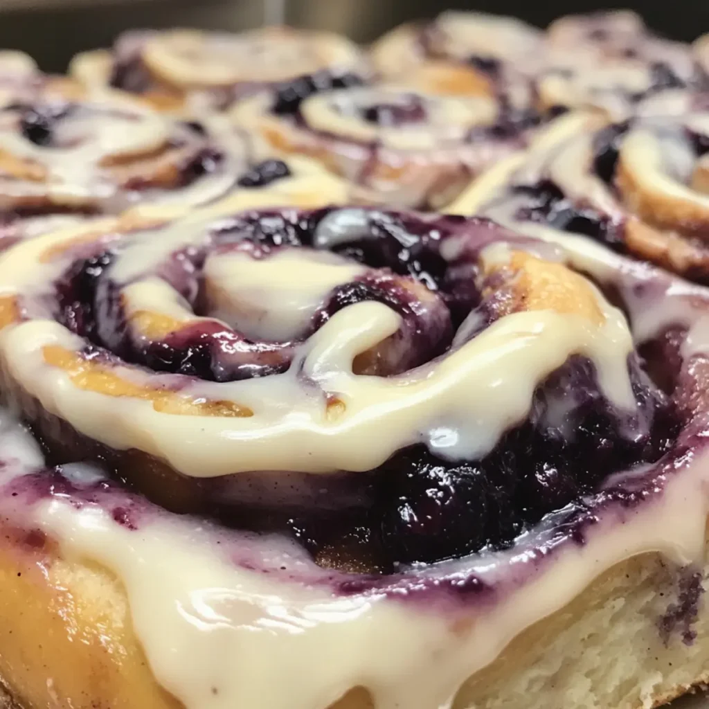 Blueberry Cinnamon Rolls
