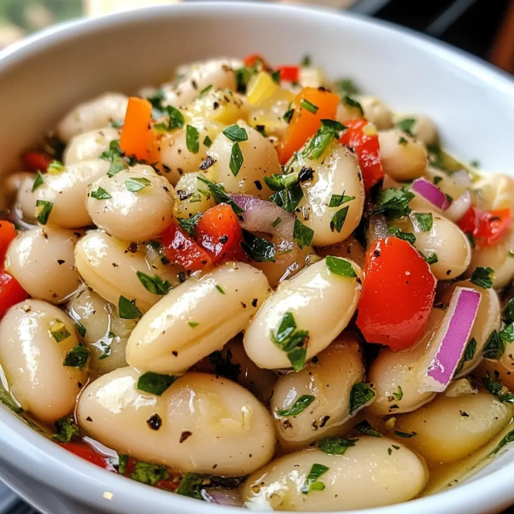 Marinated White Beans