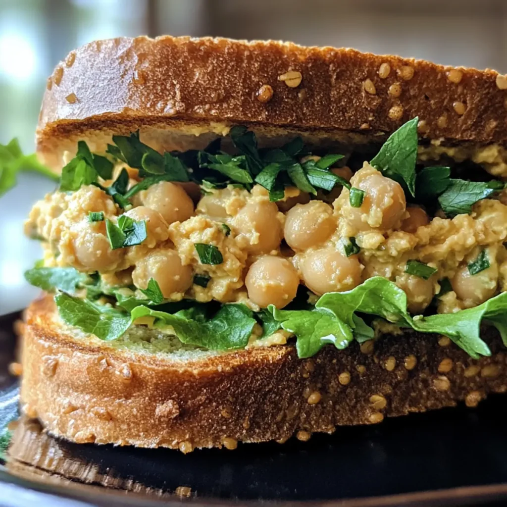 Chickpea Salad Melts