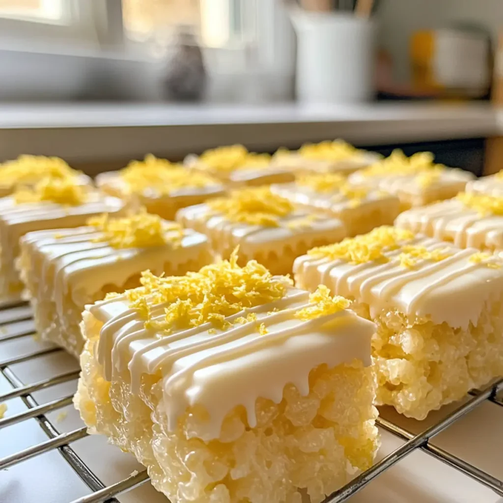 Lemon Rice Krispy Treats