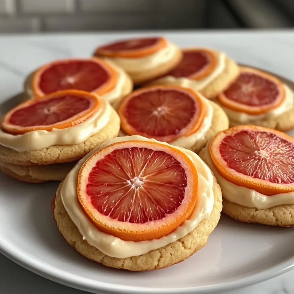 Blood Orange Cookies