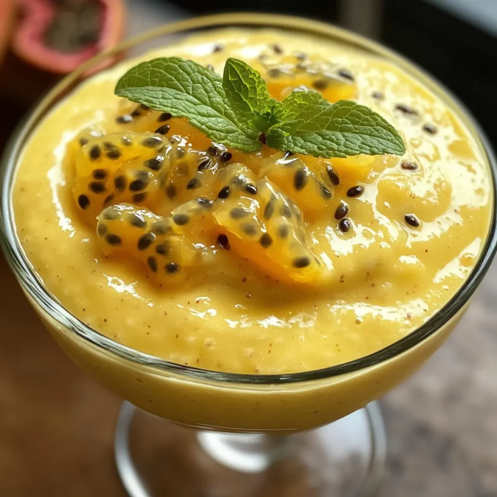 Passion Fruit Mousse