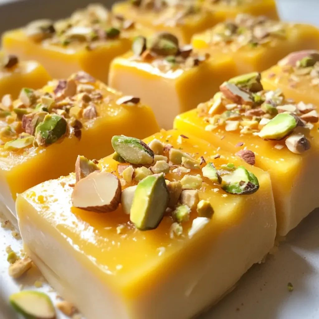 Frozen Mango Yogurt Bars