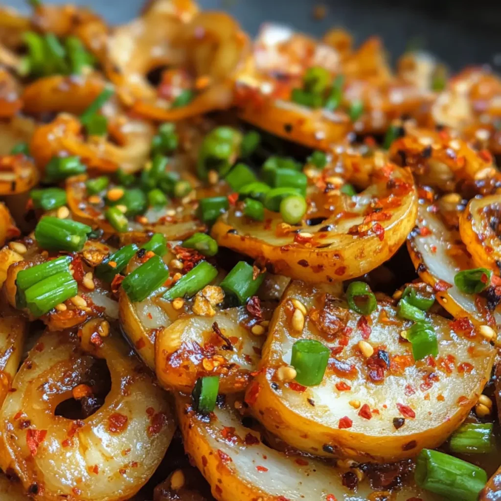 Spicy Lotus Root Stir Fry