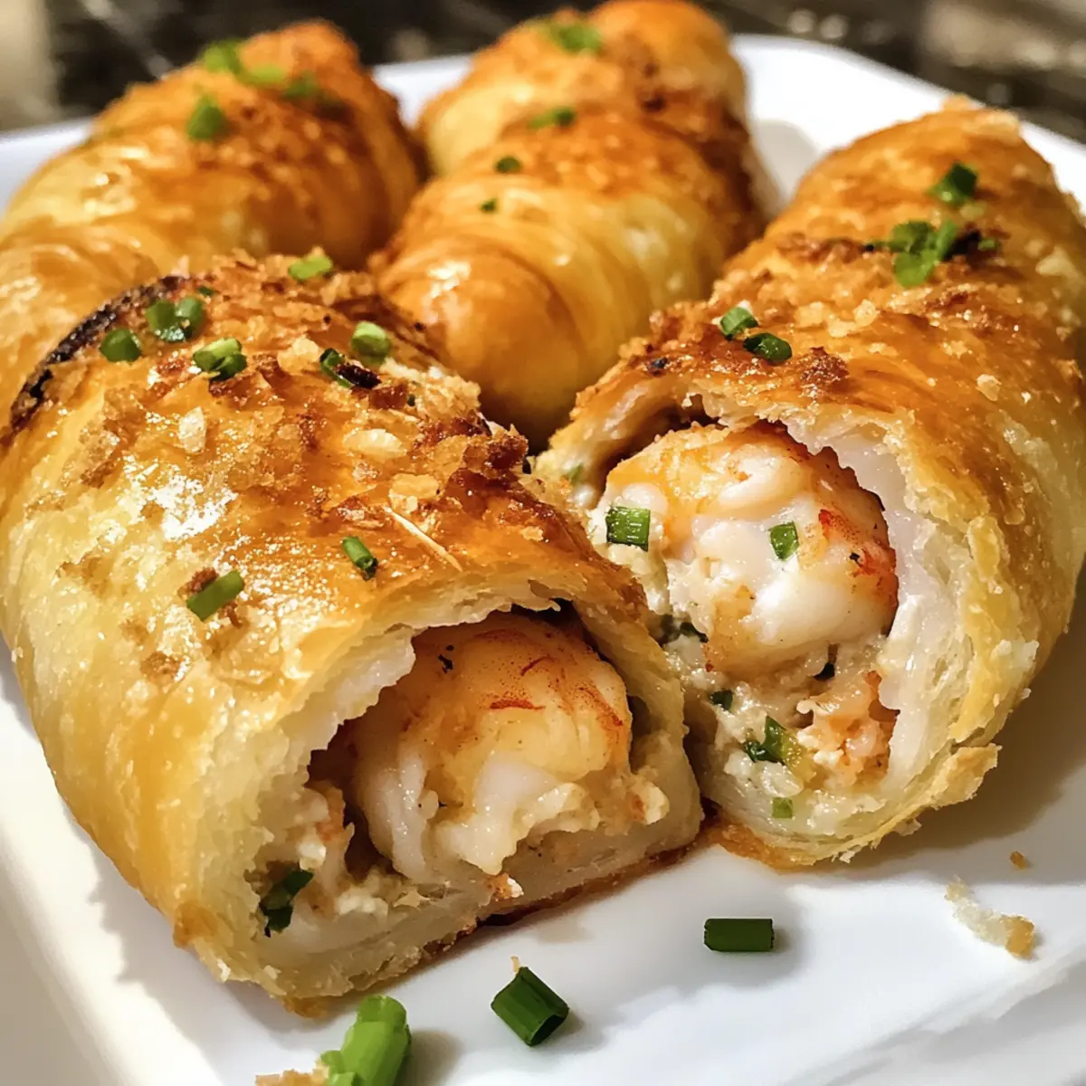 Savory Shrimp and Crab Stuffed Crescent Bombs