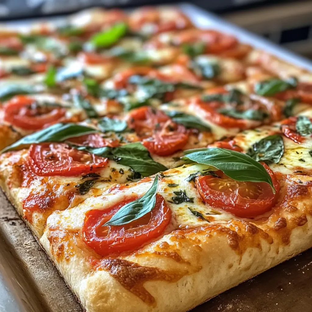 Margherita Pizza Focaccia