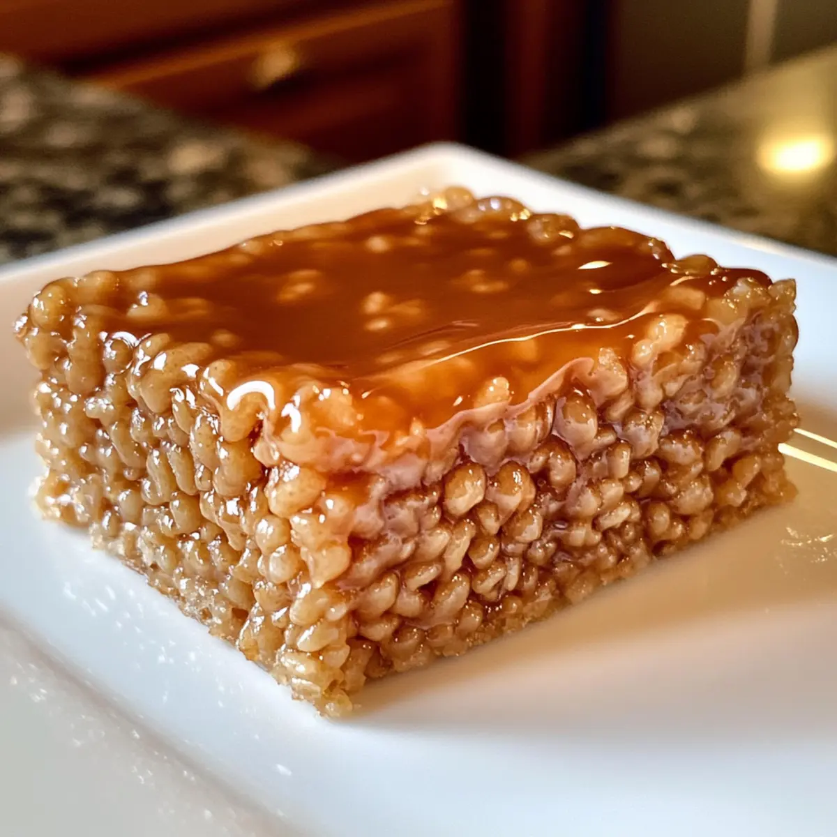 Brown Butter Dulce de Leche Rice Krispie Treats