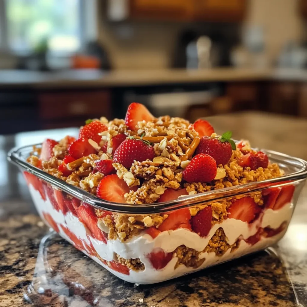 Strawberry Crackle Salad