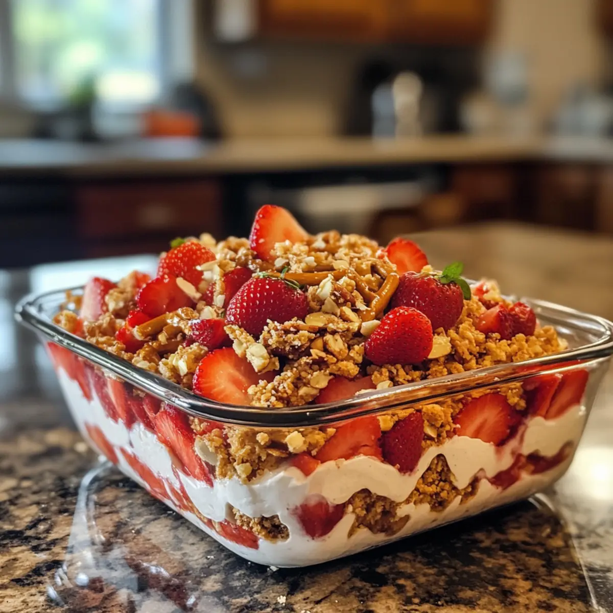 Strawberry Crackle Salad