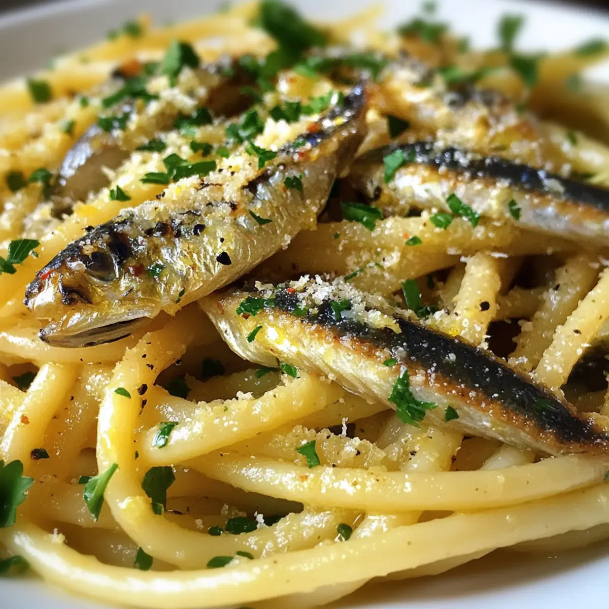 Lemon Sardine Pasta