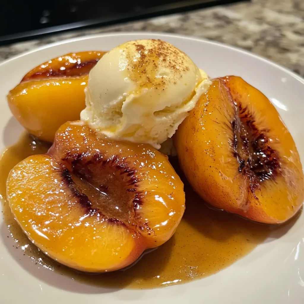 Air Fryer Peaches