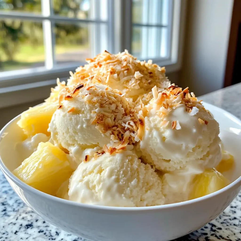 Pina Colada Ice Cream