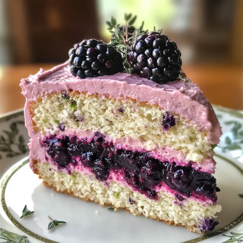 Pistachio and Blackberry Olive Oil Cake