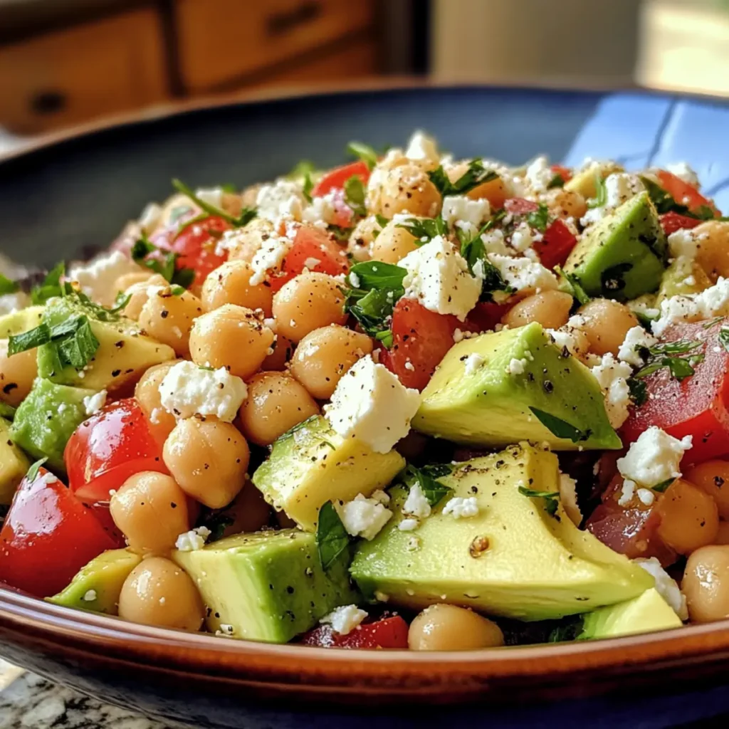 Kichererbsen Feta Avocado