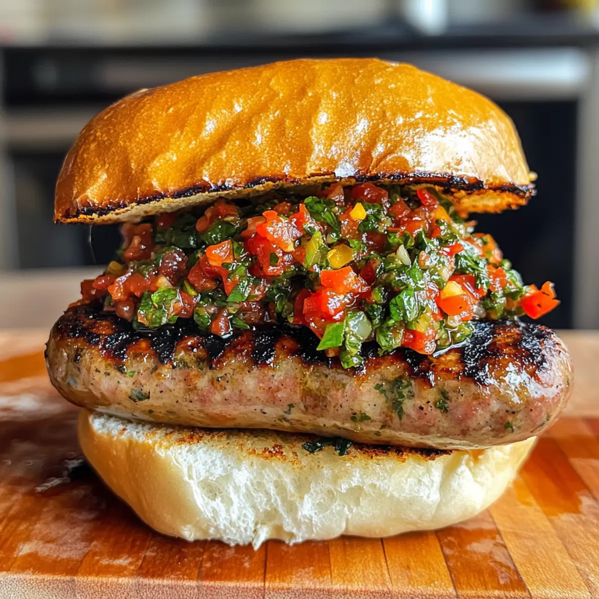 Grilled Italian Sausage Sandwiches