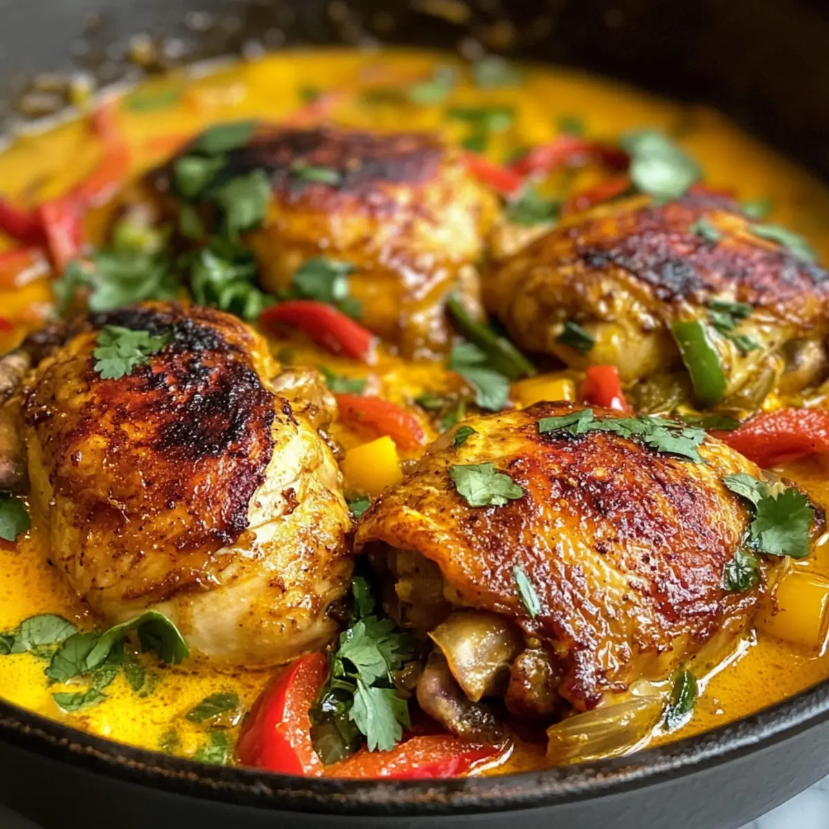 Spicy Brazilian Coconut Chicken