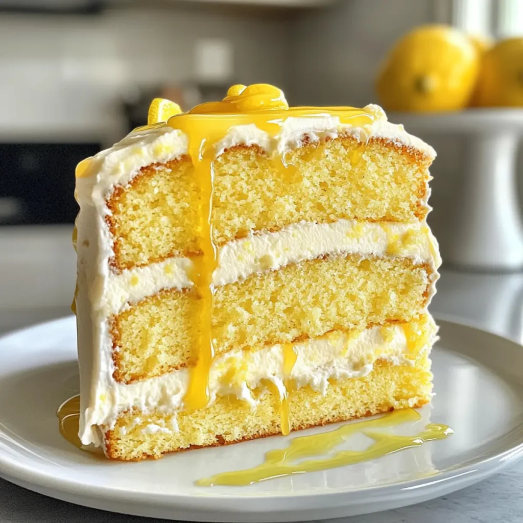 Limoncello Mascarpone Cake
