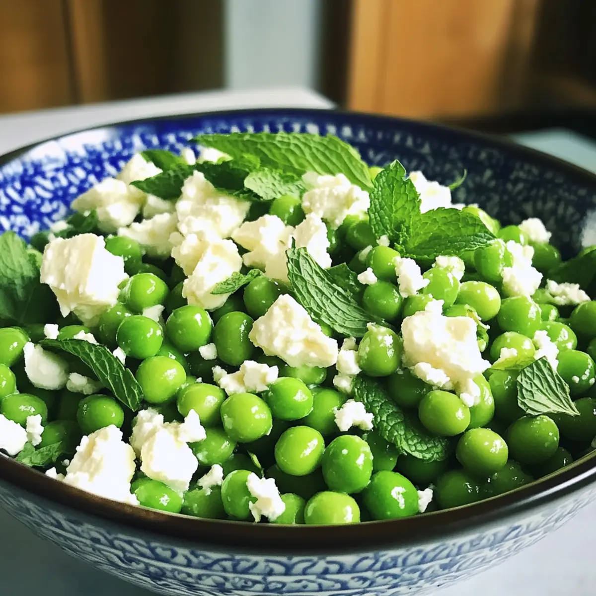 Pea Mint and Feta Salad