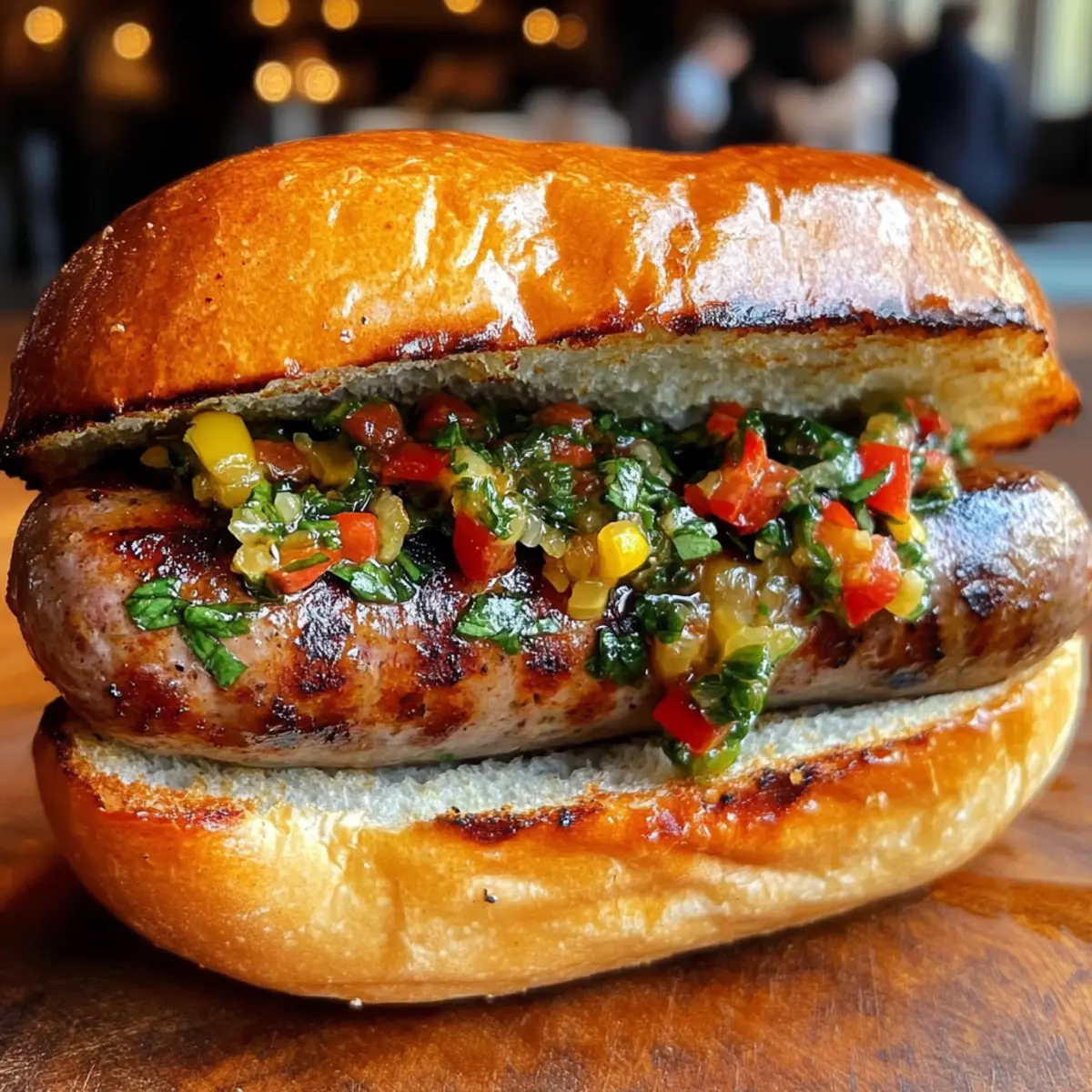 Grilled Italian Sausage Sandwiches