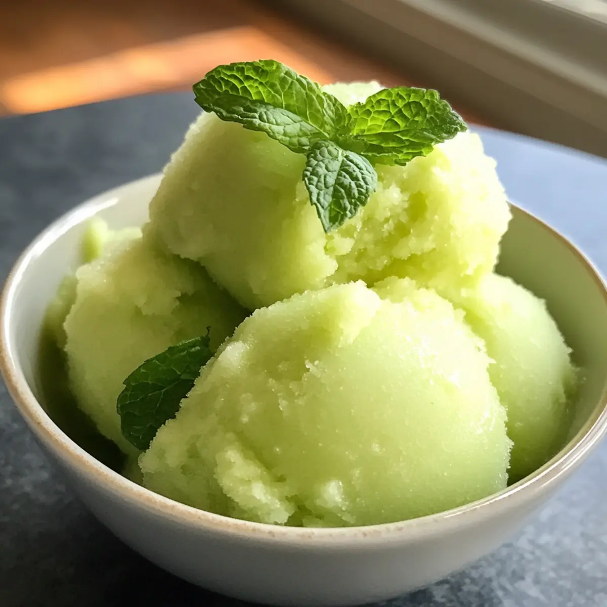 honeydew sorbet