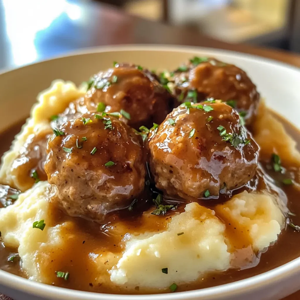 Salisbury Steak Meatballs
