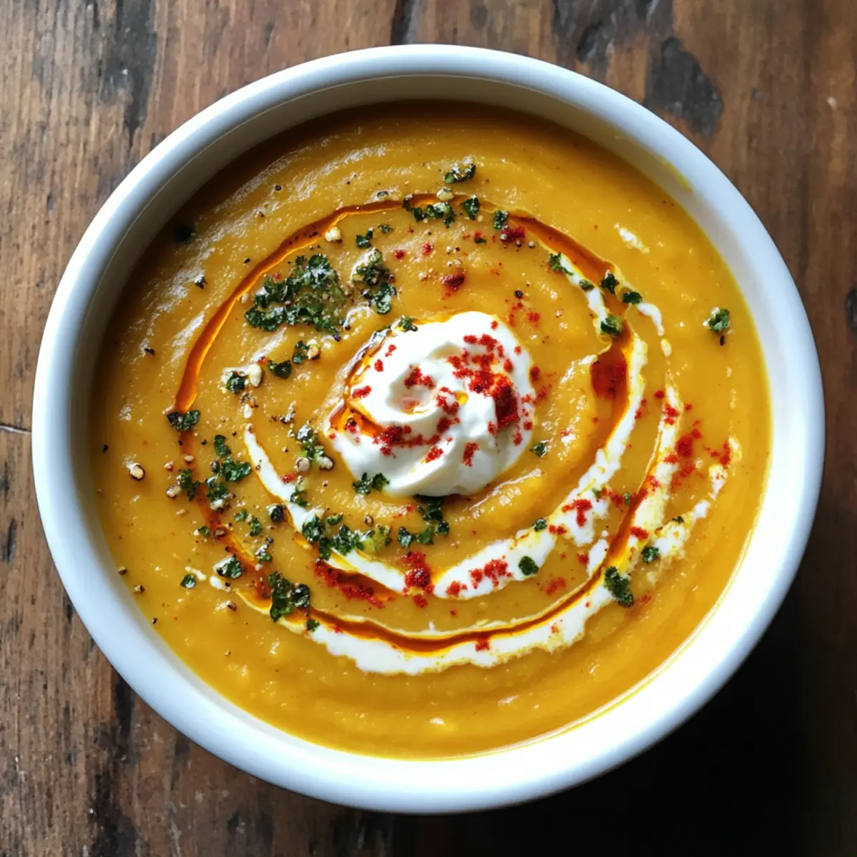 Butternut Squash Sausage Tortellini Soup With Sage Cheese Swirl