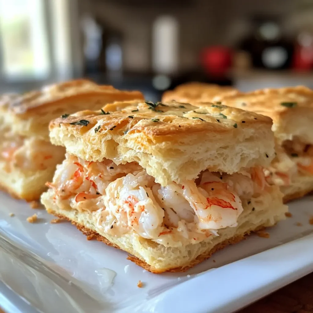 Shrimp and Crab Biscuit Melts
