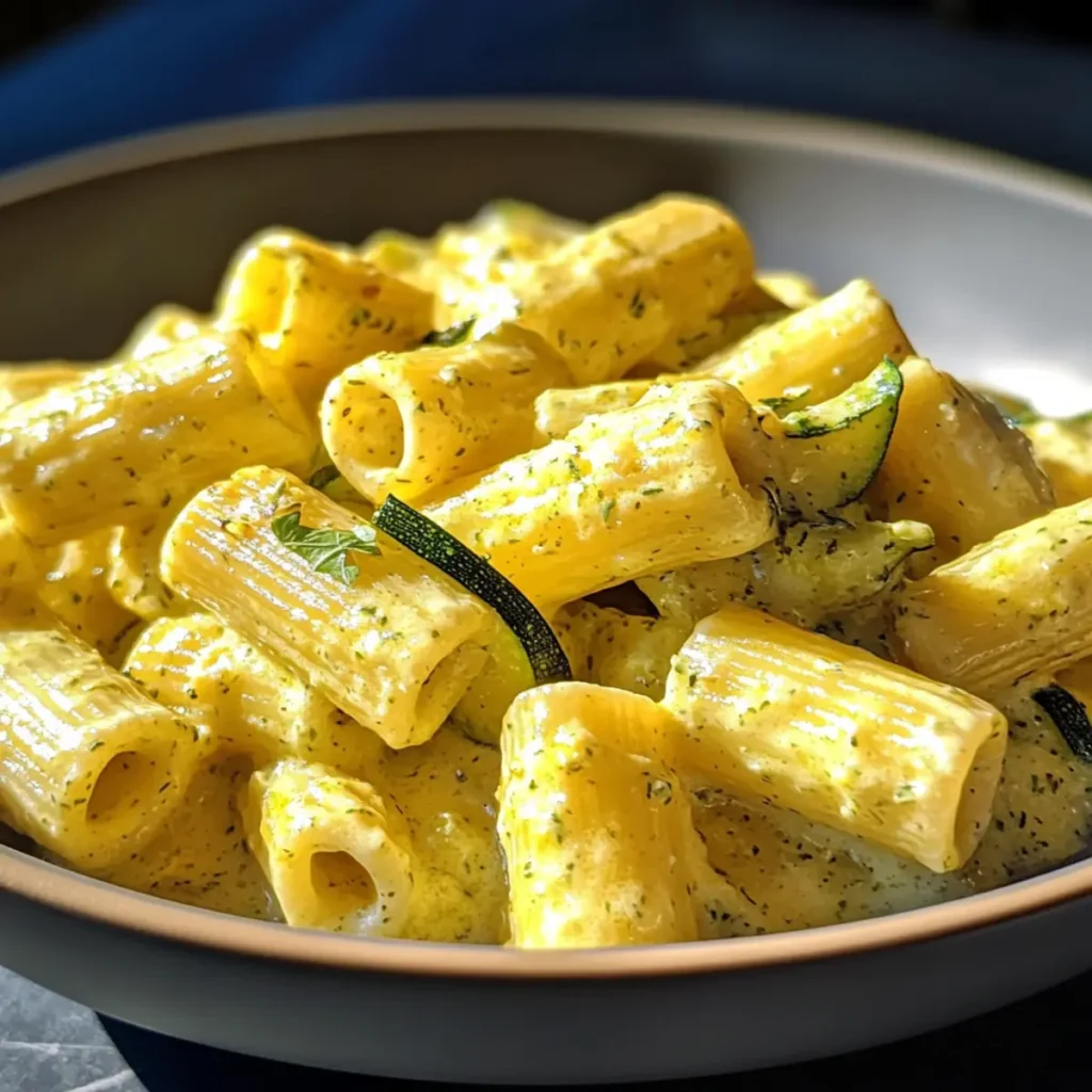 Lemon Zucchini Rigatoni