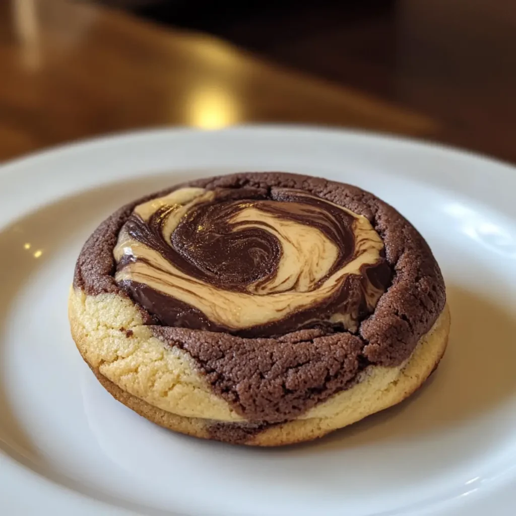 Vietnamese Coffee Marble Cookies