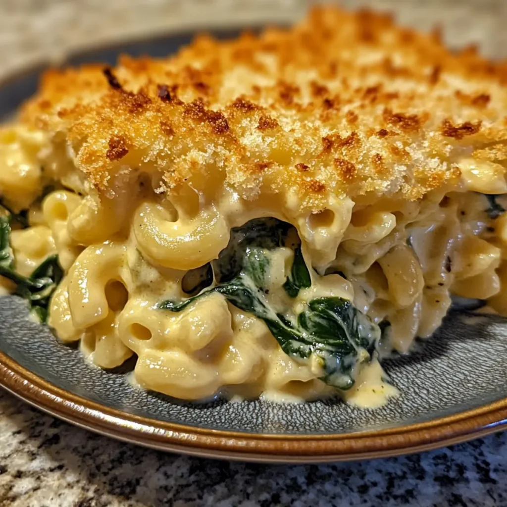 Spinach Artichoke Macaroni & Cheese