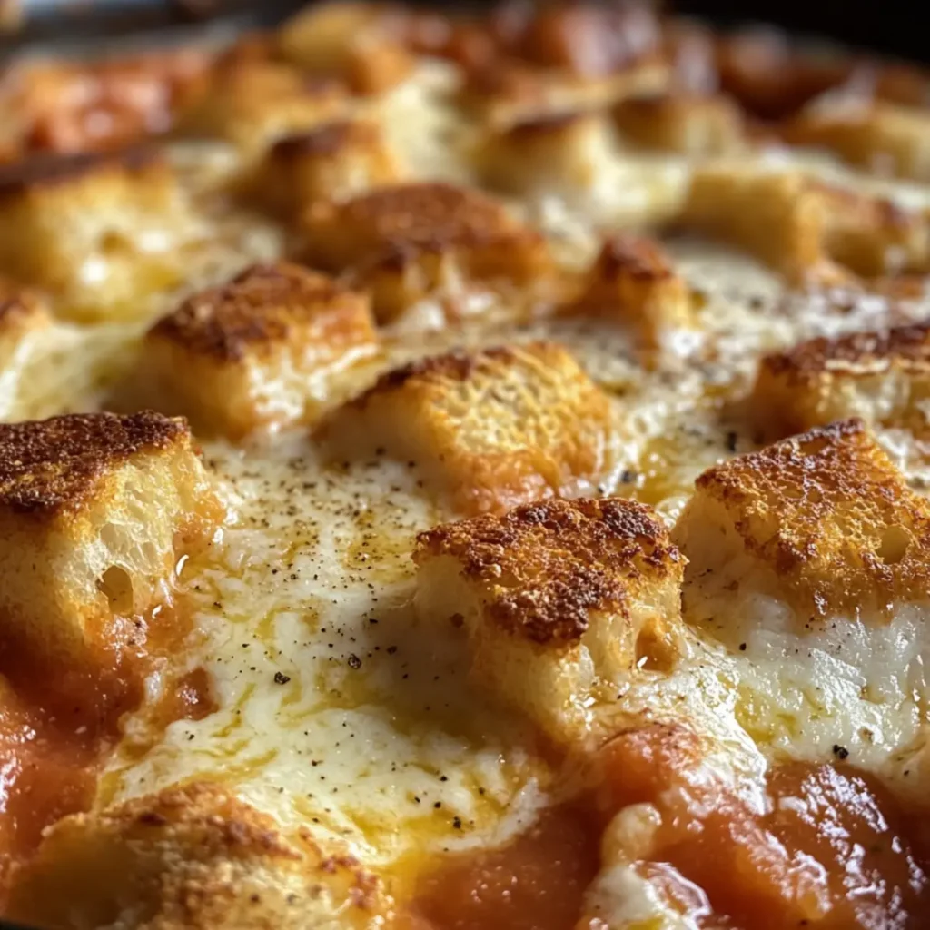 Tomato Soup and Grilled Cheese Casserole