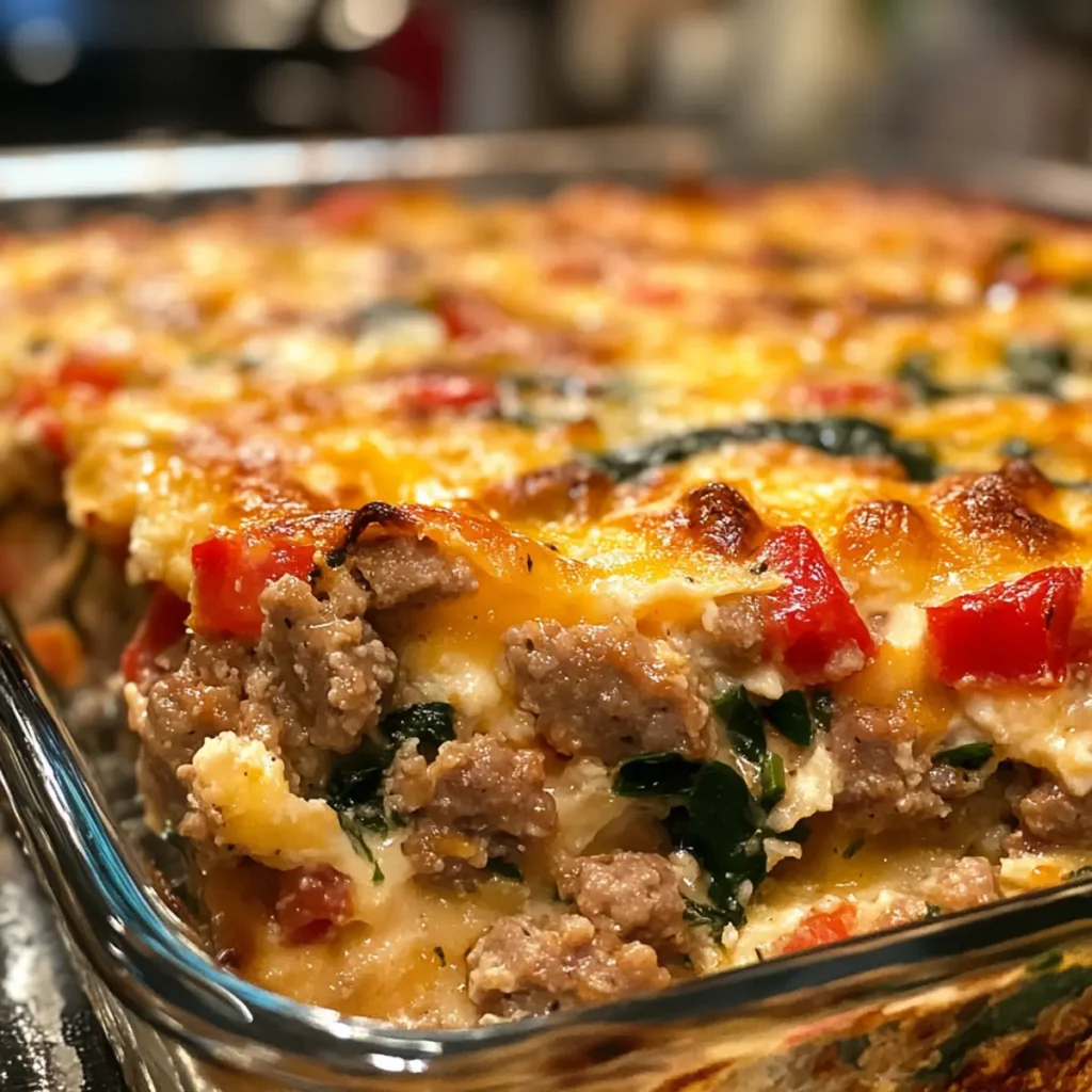 Overnight Italian Breakfast Casserole