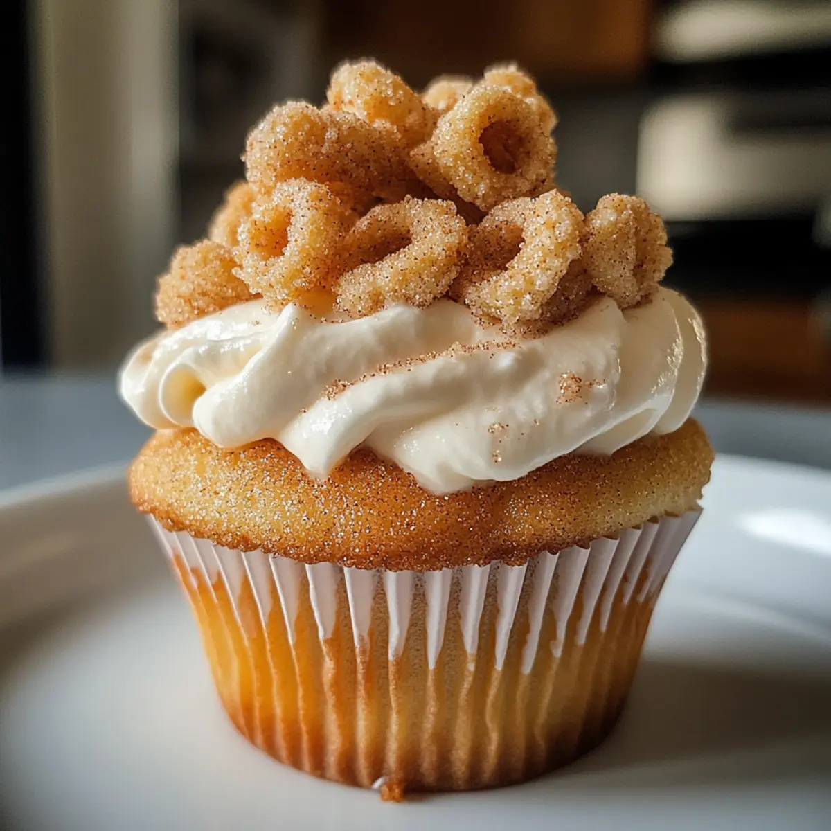 Cinnamon Cupcakes with Mascarpone Cream Cheese