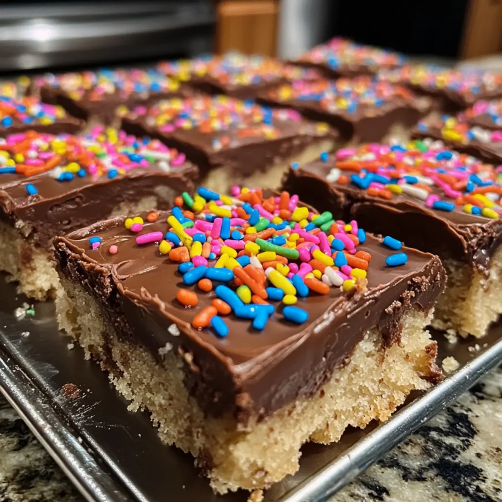 Chocolate Sugar Cookie Bars