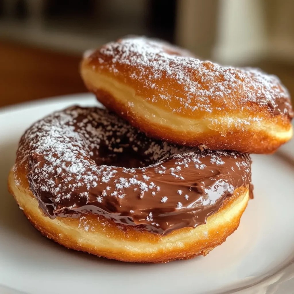 Nutella Filled Donuts