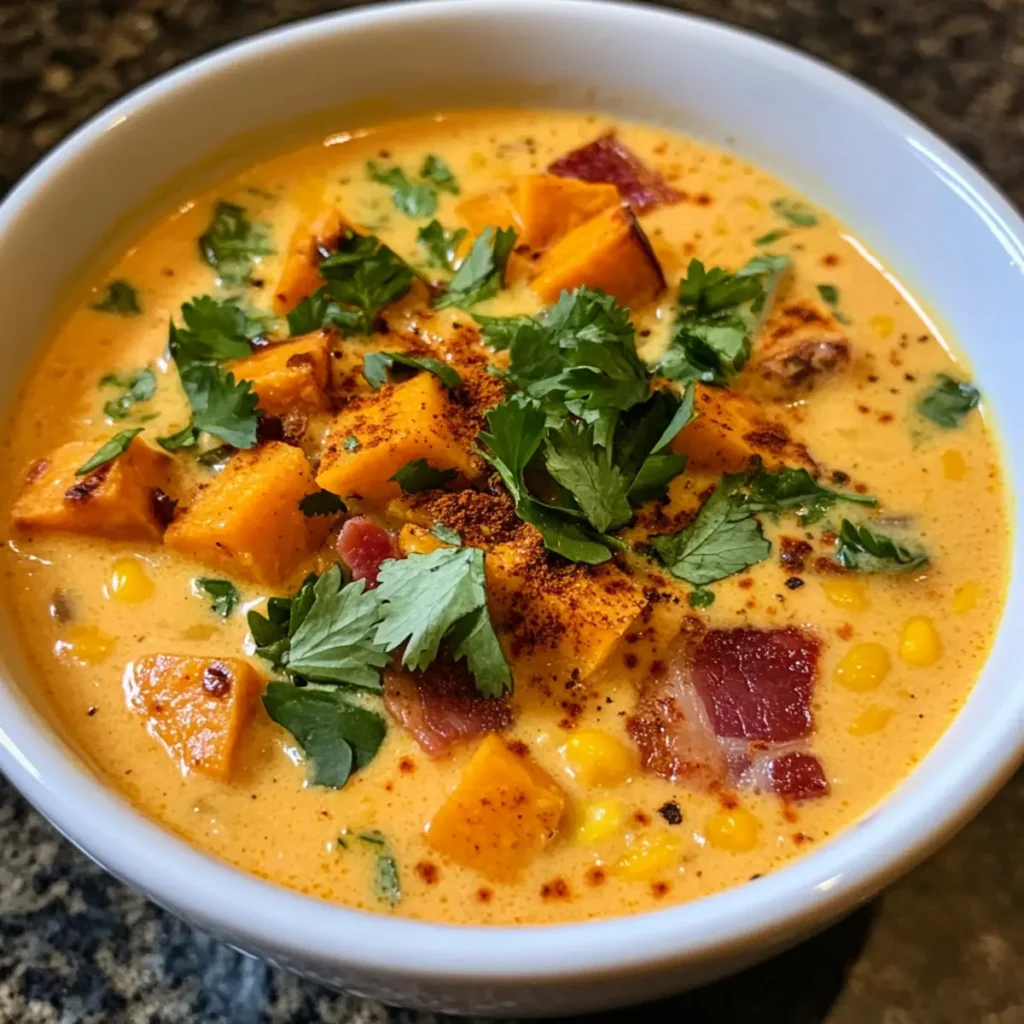 Sweet Potato Corn Chowder