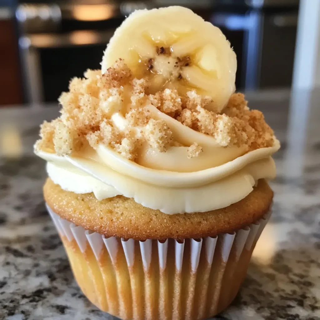 Brown Butter Banana Pudding Cupcakes