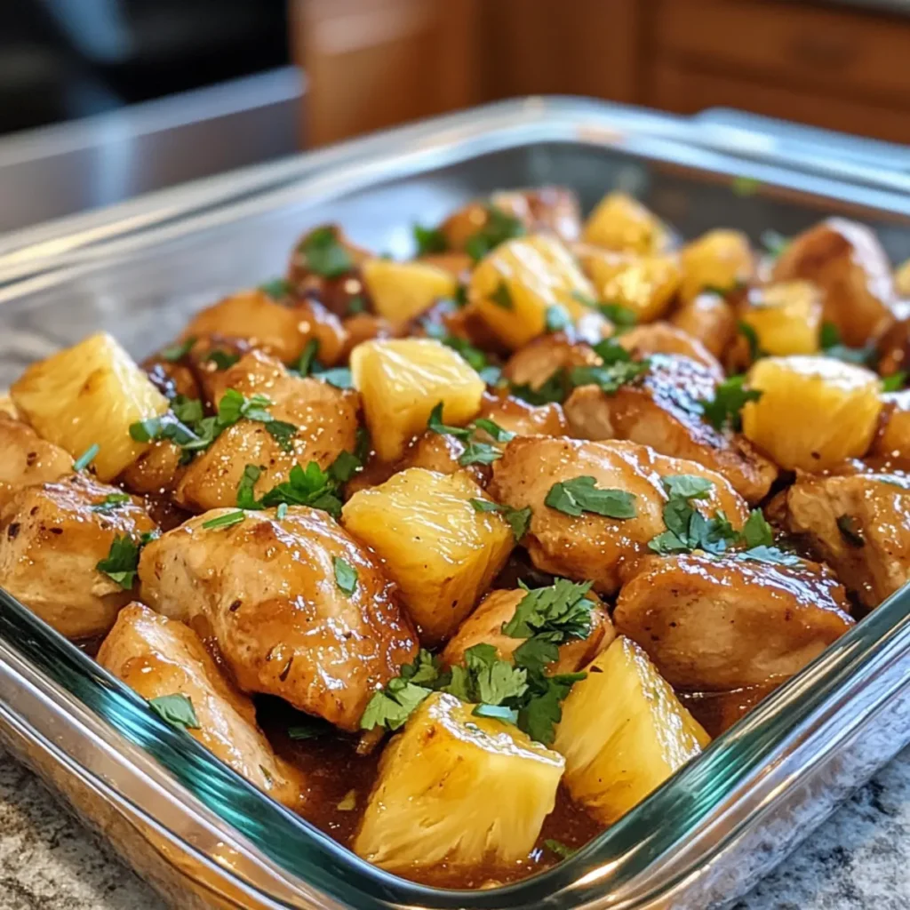 Crockpot Hawaiian Chicken Recipe with Pineapple
