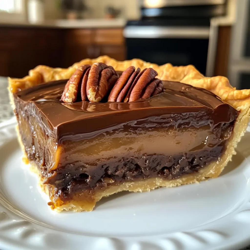 Fudgy Turtle Pie