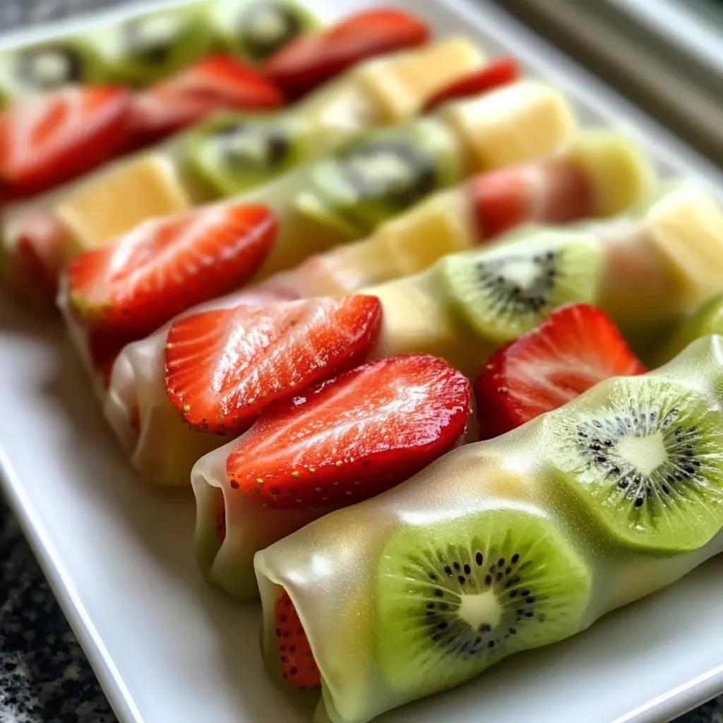 Fruit Spring Rolls