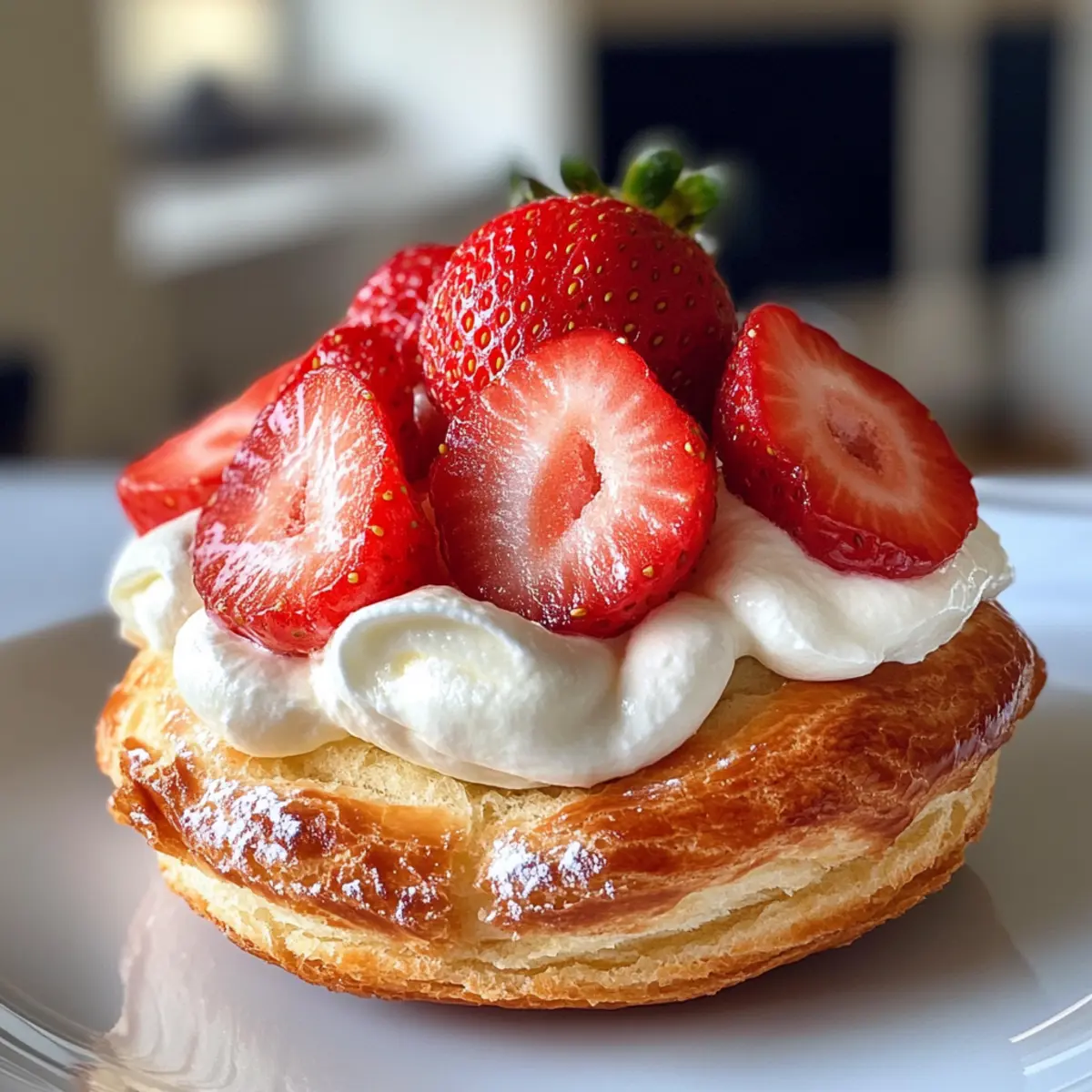 Strawberry Cream Puffs