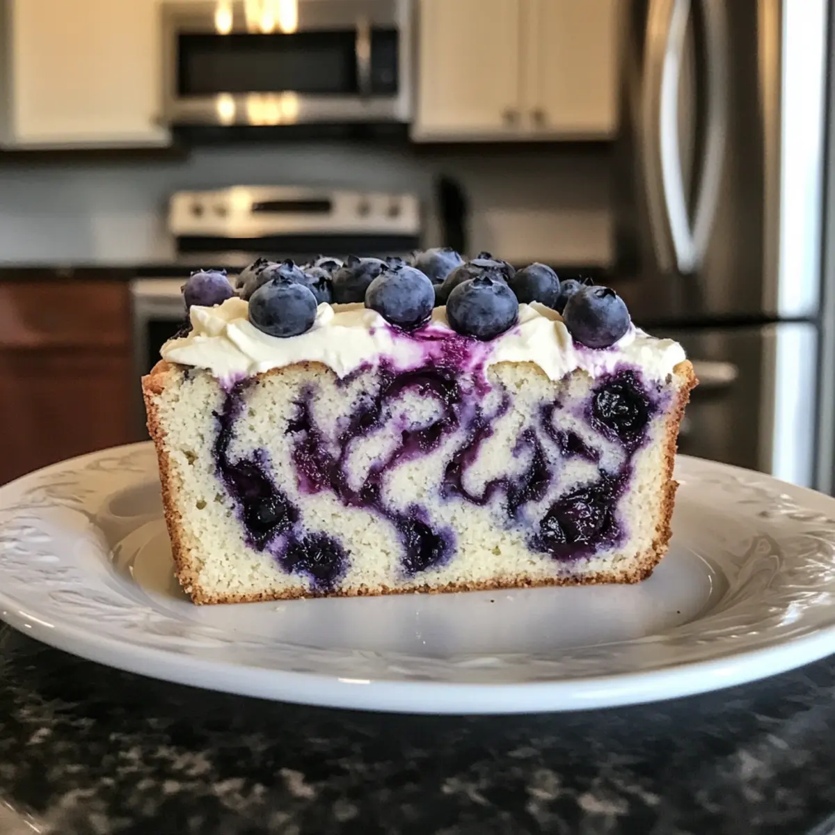 Blueberry Cream Cheese Loaf