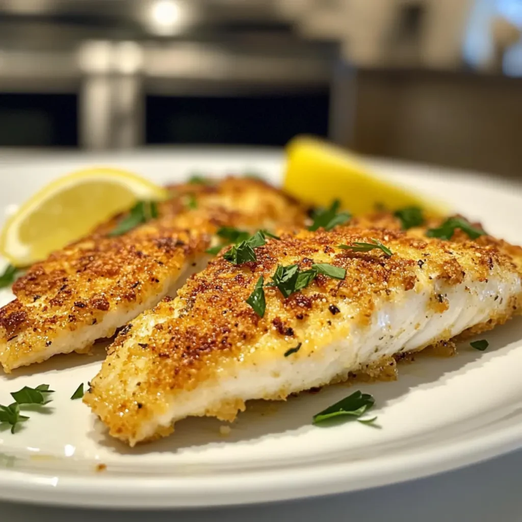 Parmesan Crusted Tilapia