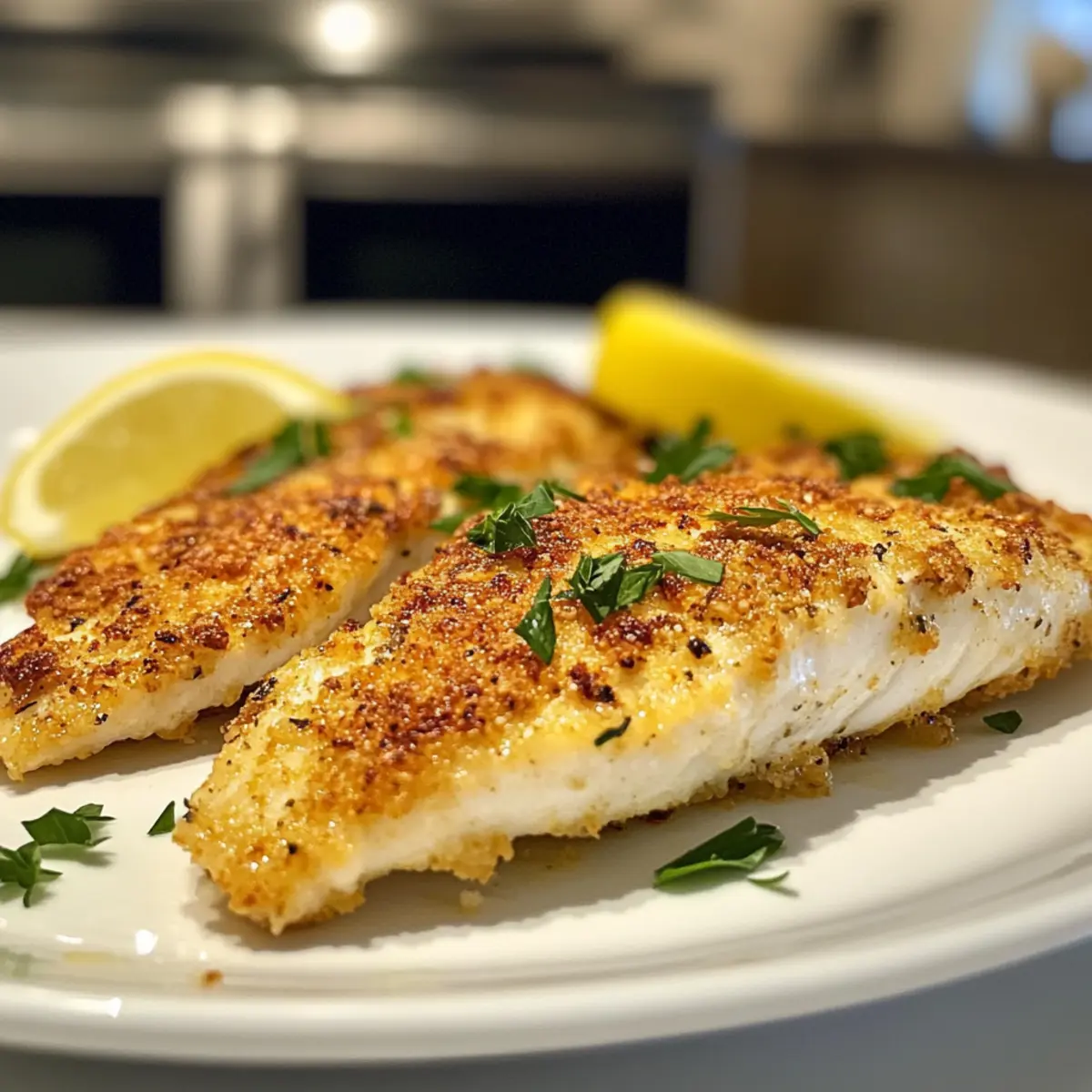 Parmesan Crusted Tilapia