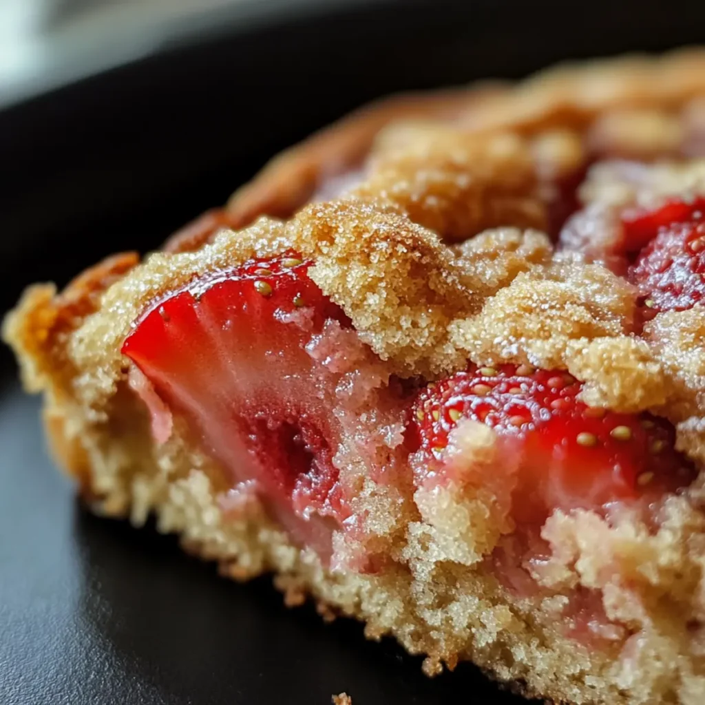 Strawberry Skillet Cake