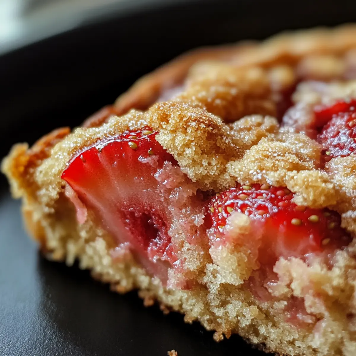 Strawberry Skillet Cake